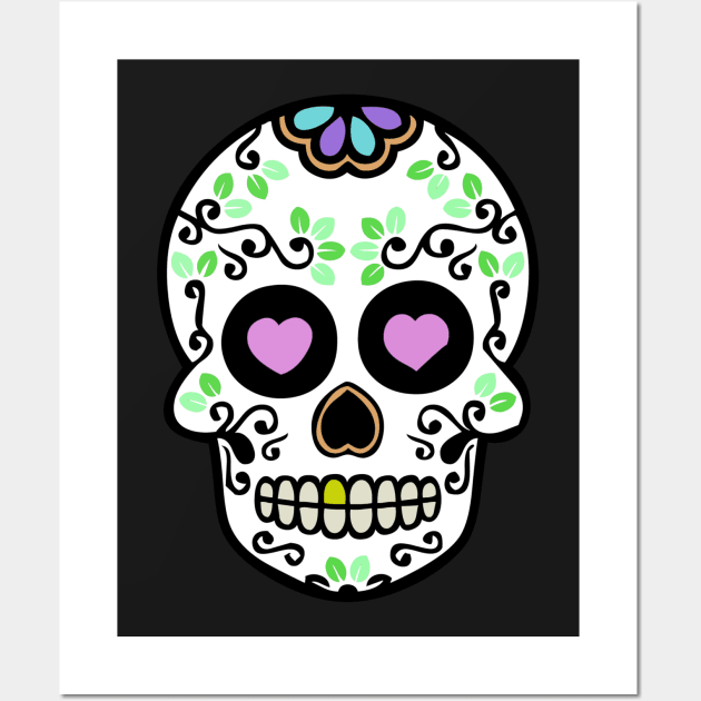 Sugar Skull Wall Art by charlescheshire